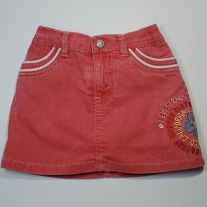 Cute red Levi Strauss toddler Skirt/skort